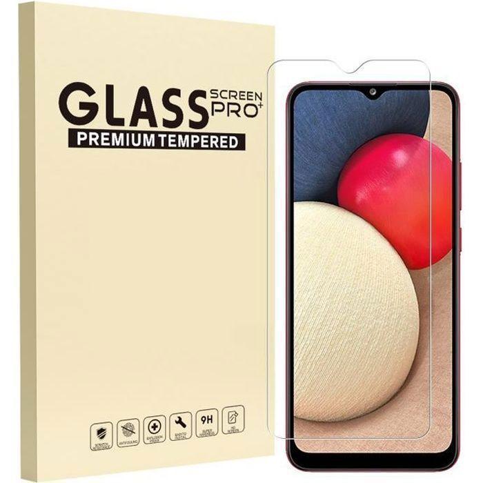 Protection écran - Samsung - Galaxy A02s - Verre trempé - Résistant aux rayures - 1 pièce