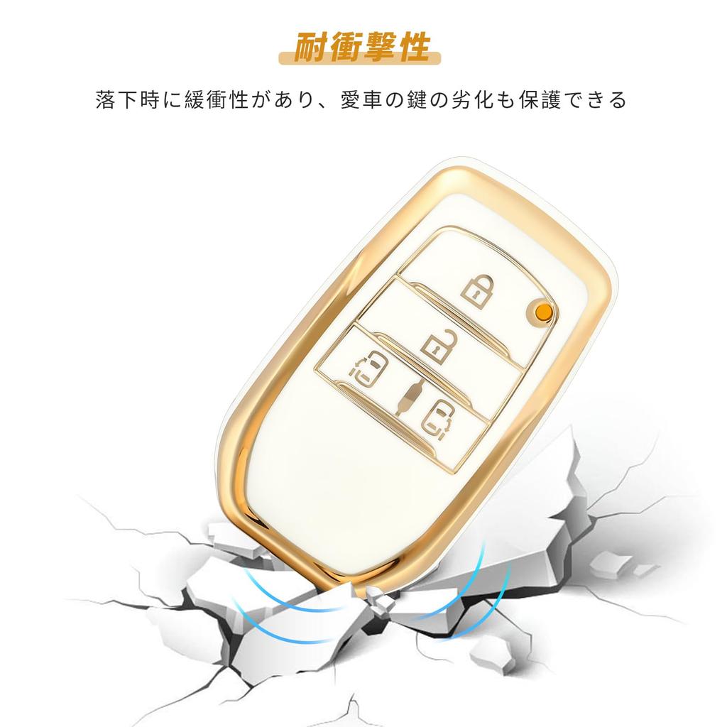 OFFCURVE Sienta Key Cover, 4 Buttons, Designed exclusively for Toyota Noah 90 Series, New