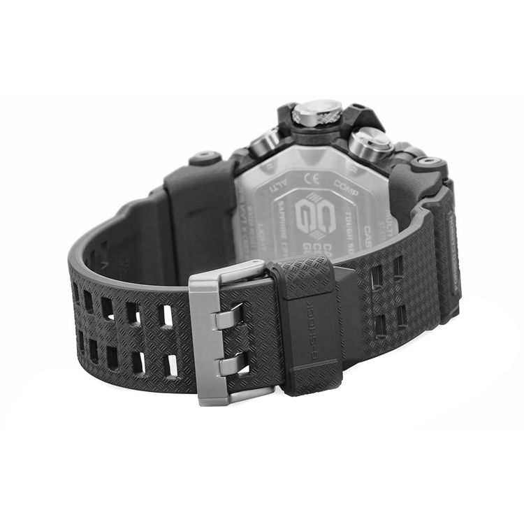 Casio Серия Master Of G-Land G-Shock Водонепроницаемость 200M Солнечный кварцевый механизм Ремешок из смолы Мужские часы Черные GWG-2000-1A1JF