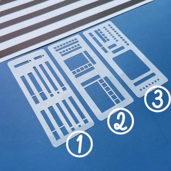 36925 Наборов Ручная работа Гибкий Шаблон для Записей Сделай сам Скрапбукинг Точечная Сетка