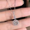 New Brilliant Crystal Cubic Zircon Bridal Wedding Necklace High Quality Silver Plated Fashion Luxury Women Jewelry