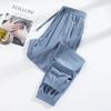 Couple Style Ice Silk Elastic Sports Pants Versatile, Loose, UV Resistant, Lightweight, Cool, Breathable Wide Leg Pants