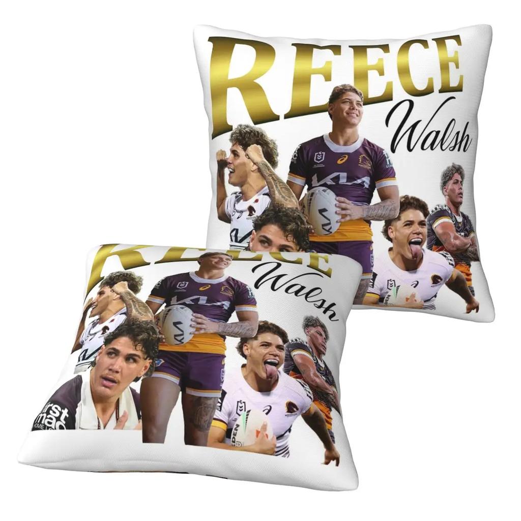 Reece Walsh Collage 2.0 2 Pcs Square Pillowcase Pillow Cover Cushion Zip Decorative Comfort Throw Pillow For Home Living Room