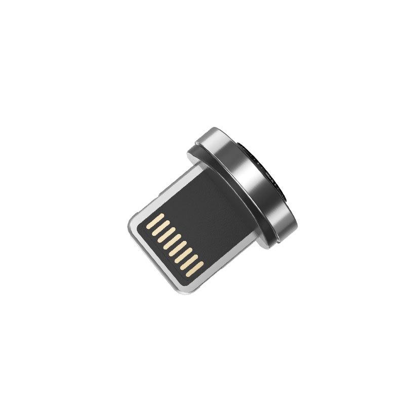 Магнитный кабель USB-C/Android на 7 контактов 3A для быстрой зарядки 540° с поворотным изгибом