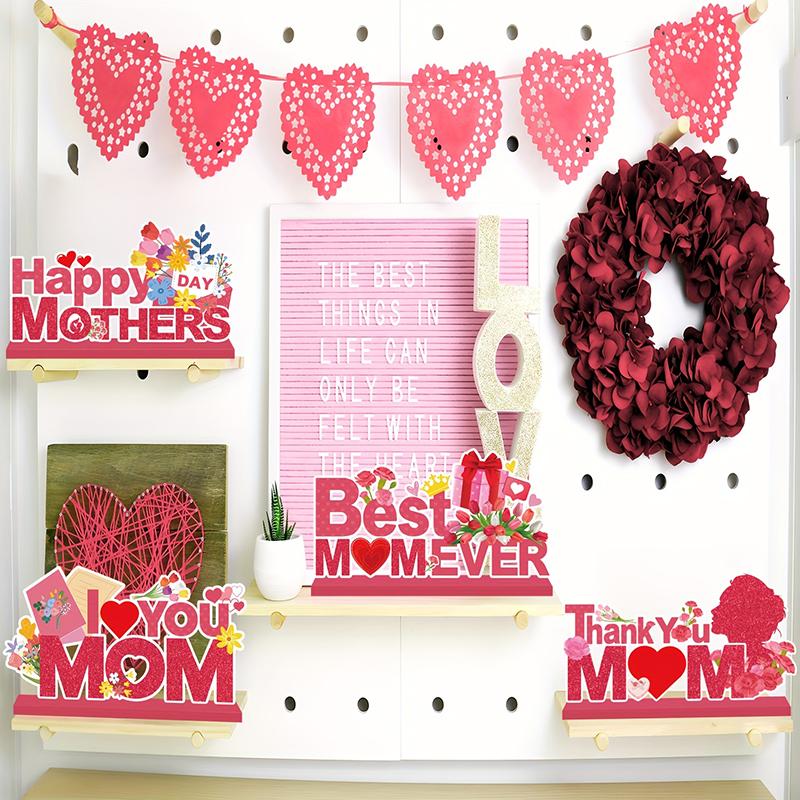 Mother's Day DIY Handmade Multiple Styles Decorative Cartoon Floral Pattern Ornaments Gift Chic Crafts Unique Creative Decorations