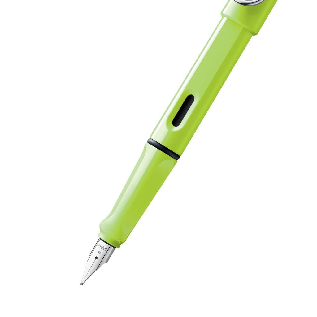 LAMY Fountain Limited Edition Safari Neon F L43-F Pen, Lime, Nib