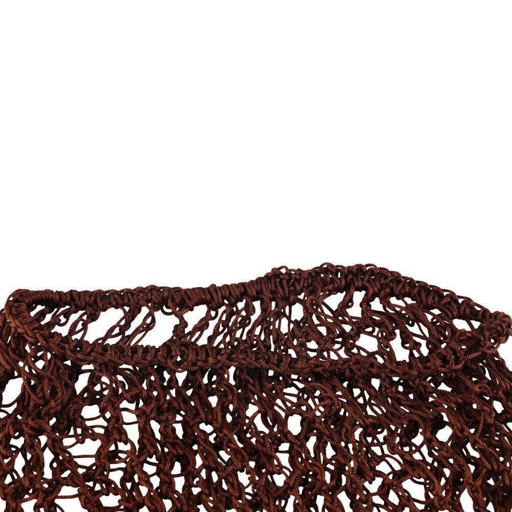 Elastic Long Crochet Hair Snood Wig Cap Hair Care Sleeping Hat Fashion Mesh Hair Net Women