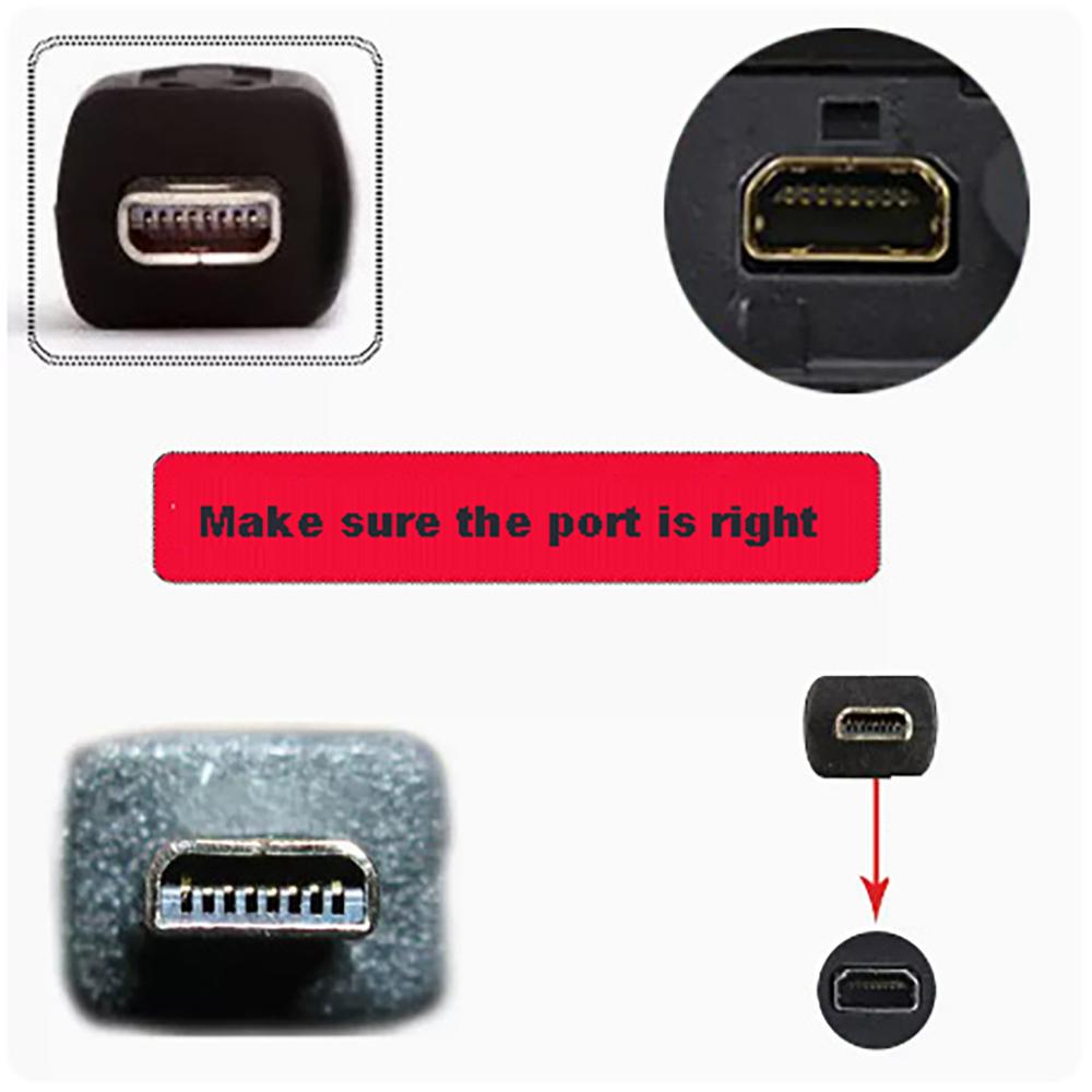 USB-кабель данных к Mini 8P для цифровой камеры, телефона, 5-жильный провод для Nikon, Olympus, Sony, Casio, Sanyo, Fuji, Panasonic, шнур данных