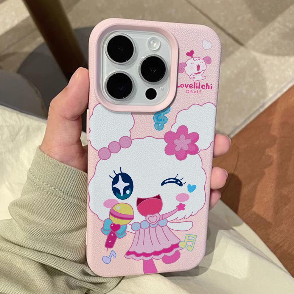 Чехол для телефона Tamagotchis с узором из кожи личи для Samsung A57 A36 A26 A07 A55 A35 A16 A06 A54 A34 A25 A24 A15 A14 A05S A05 4G 5G