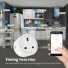Tuya WiFi 16A UK Smart Plug Мини-умная розетка Дистанционное голосовое управление с монитором энергопотребления Таймер Умный дом Google Home Alexa