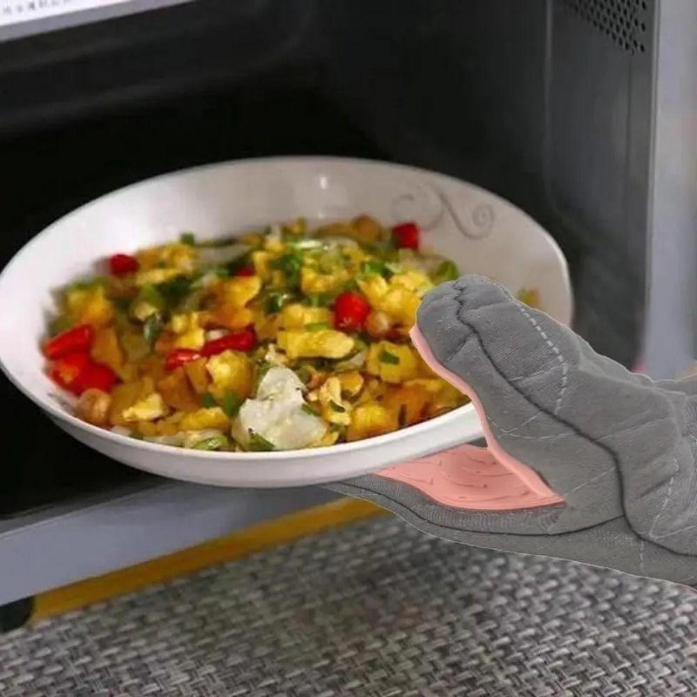High Temperature Resistant Hand Clip Heat Insulation Oven Glove New Microwave Mitts