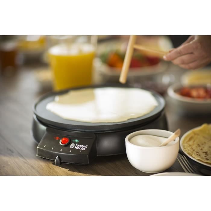 RUSSELL HOBBS Crepe Maker - 20920-56 - 30cm Cooking Surface - Adjustable Thermostat - 1000W