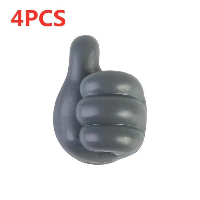 4/10 шт. Самоклеящиеся силиконовые настенные крючки для большого пальца, многофункциональные самоклеящиеся крючки для органайзера кабелей, настенные крючки для ключей, крючки для хранения