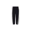 Li-Ning Sports Lifestyle Series Color Block Knitted Big Logo Sports Pants Men Pants Black AKLSA43-2