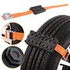 1pc Universal Car Motor Tire Anti-Skid Chain For Snow Mud Ice Tire Chain Straps Traction Blocks Emergency Snow Mud Sand Durable