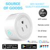 Us Type Tuya Wi-Fi Smart Socket App Control Plug Работает с Google Alexa Voice Timing Функция совместного использования розетки для дома