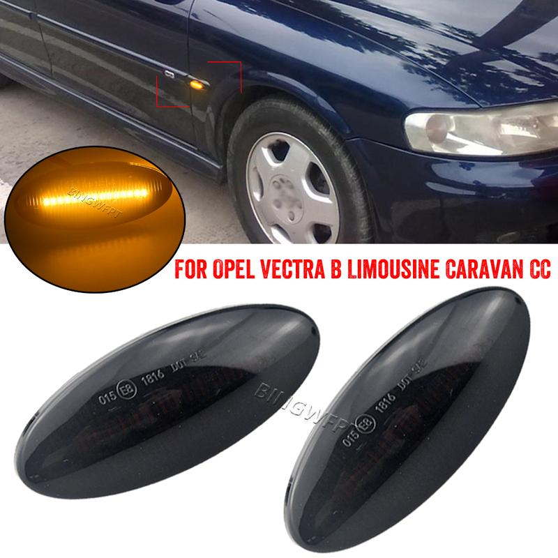 LED Side Marker Light For Opel Vauxhall Vectra B MK1 1995 1996 1997 1998 1999 2002 Dynamic Turn Signal Repeater Lamp Indicator