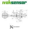 2000BAR DIESEL CR Common Rail New Fuel High Pressure Sensor Regulator For KOMATSU Dodge Cumm 6.7L 0281006327 0281002787