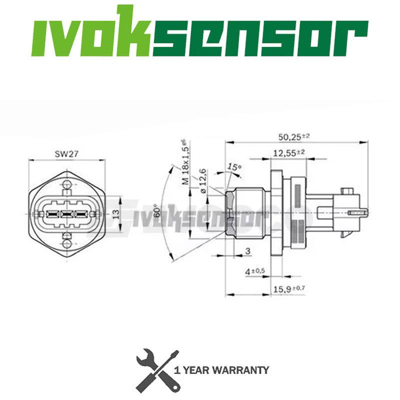 2000BAR DIESEL CR Common Rail New Fuel High Pressure Sensor Regulator For KOMATSU Dodge Cumm 6.7L 0281006327 0281002787