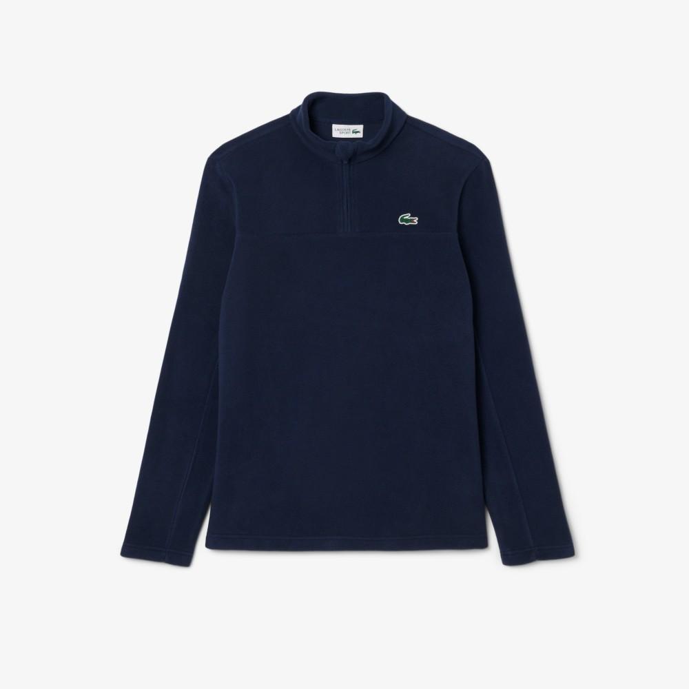 [Lacoste] Men's Golf Fleece Half-Zip Long-Sleeve Sweatshirt SH4809-55N166