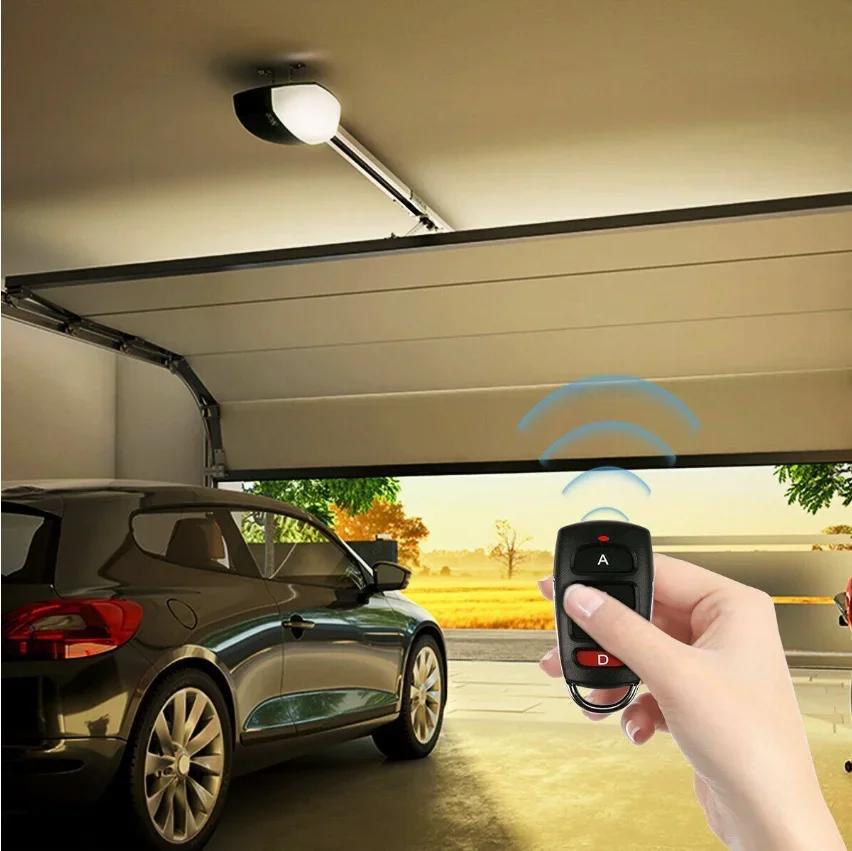 433 МГц Красный D Четыре кнопки РЧ Беспроводной передатчик Обучаемый код Пульт дистанционного управления 433 МГц Пульт дистанционного управления Копирование кода Дубликатор ворот гаража