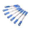 7pcs RC Tie Rod Set Aluminum Alloy Durable Convenient Metal RC Car Link Rod Set for Traxxas 1 10 RC Short Truck Blue