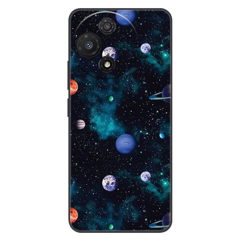 For TCL 60 5G Case Silicone Luxury Space Soft Bumper for TCL 60 5G T521H Phone Cover TCL60 TPU Funda Fashion Coque shell