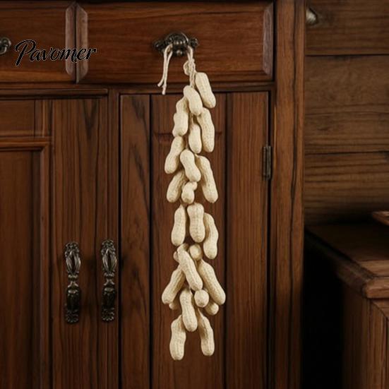 Продукты из прочного симулятора для магазина, Искусственные овощи на веревке, Подвесные имитации, Настенные украшения в деревенском стиле, Обучающие овощные игрушки для кухни