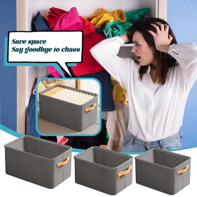Корзина для хранения одежды из плотной ткани, ящик для хранения одежды, ящик для хранения вещей в общежитии и домашнем хозяйстве