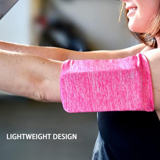 Универсальный спортивный браслет-контейнер для мобильного телефона, мягкий, высокоэластичный, ультра-легкий, однотонный, нарукавная повязка для тренировок, рукав