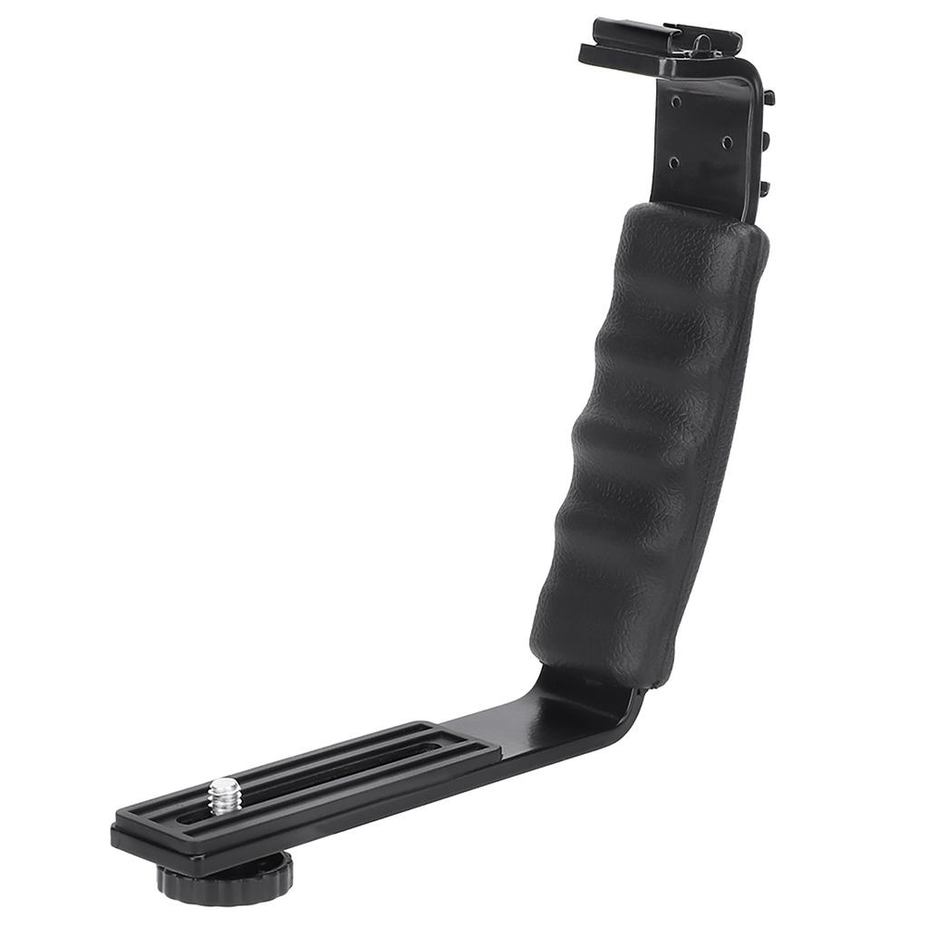 L Shaped Handheld Stabilizer Bracket with Cold Shoe Interface for DJI OM 4 Osmo Mobile 2 3