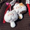Милый плюшевый кулон, брелок с пищащим котом, кавайный кулон с толстым телом и кошкой, мягкая кукла, брелок для ключей, подвески на рюкзак для девочек, подарок