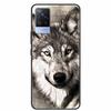 For Vivo S9 V21 V21e Case Black Silicone Back Cover Case For Vivo V21 S9 V21e Phone Cases Cover V 21 e S 9 Funda Coque Cartoon