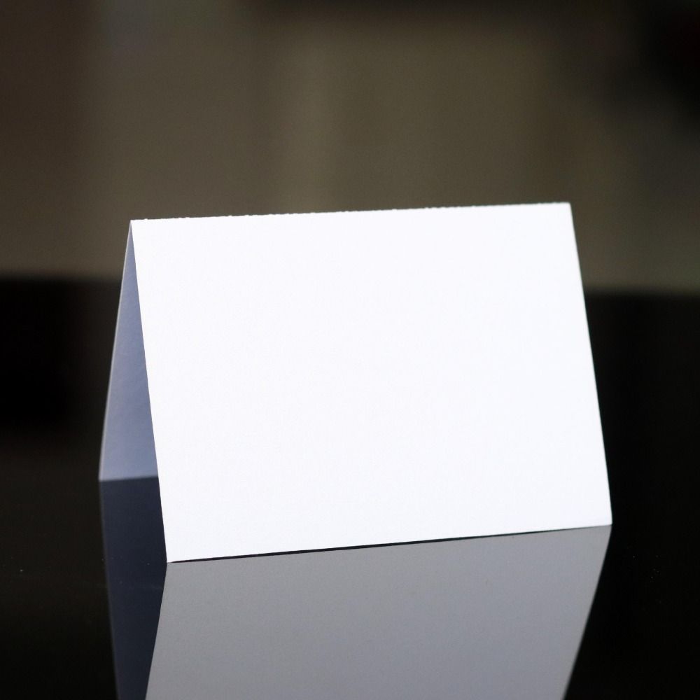 10pcs Kraft Paper Table Place Cards Blank Seating Number Card Anniversary Celebration