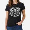 Lynyrd Skynyrd Winged Skull Women T-Shirt Vintage Biker Rock Tee Classic Rock Band Shirt