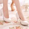 Spring and Autumn Professional Heels Single Shoes Women's Shoes Red Work Shoes Wedding Shoes