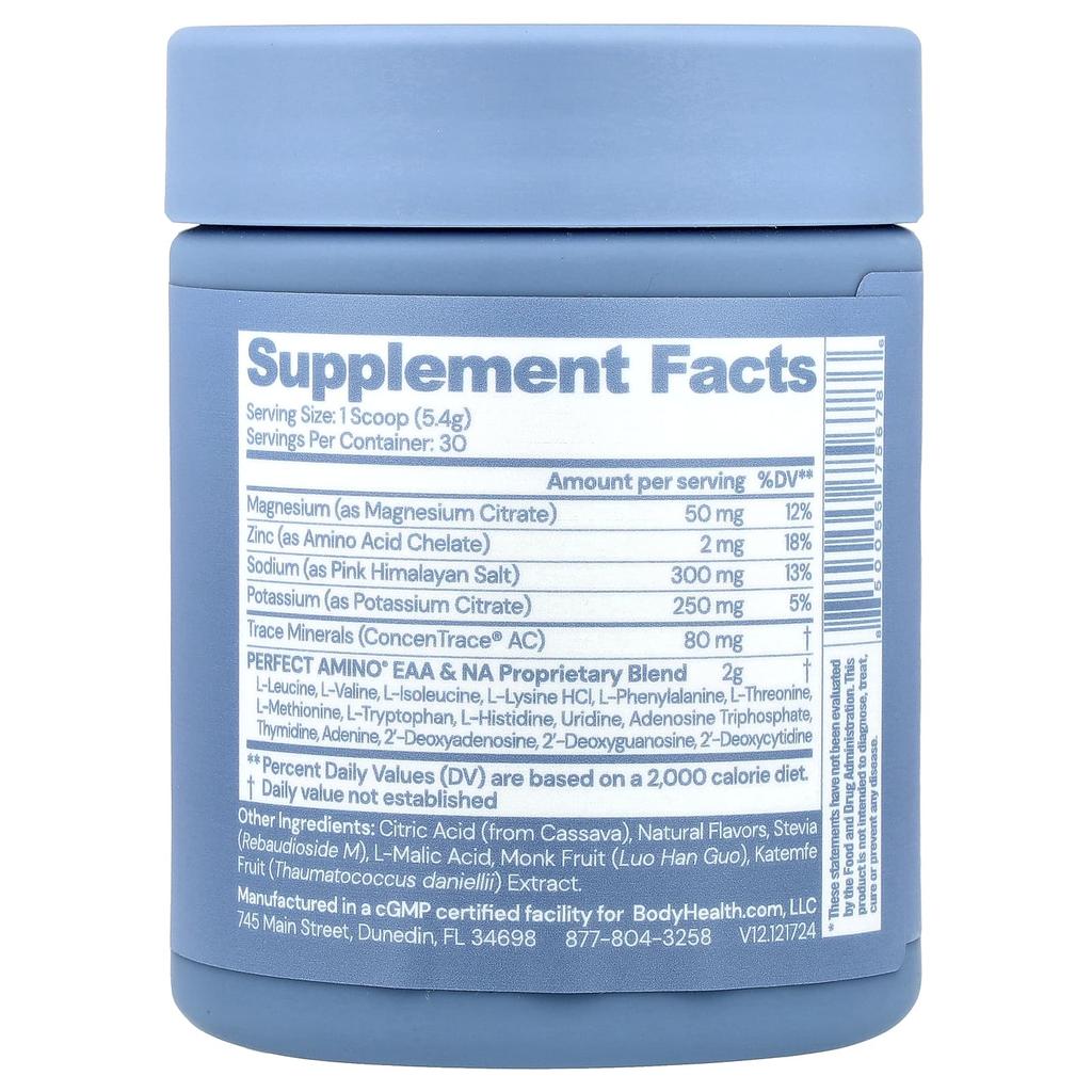 Perfect Amino® Электролит, Апельсин, 162 г(5.7 унции)