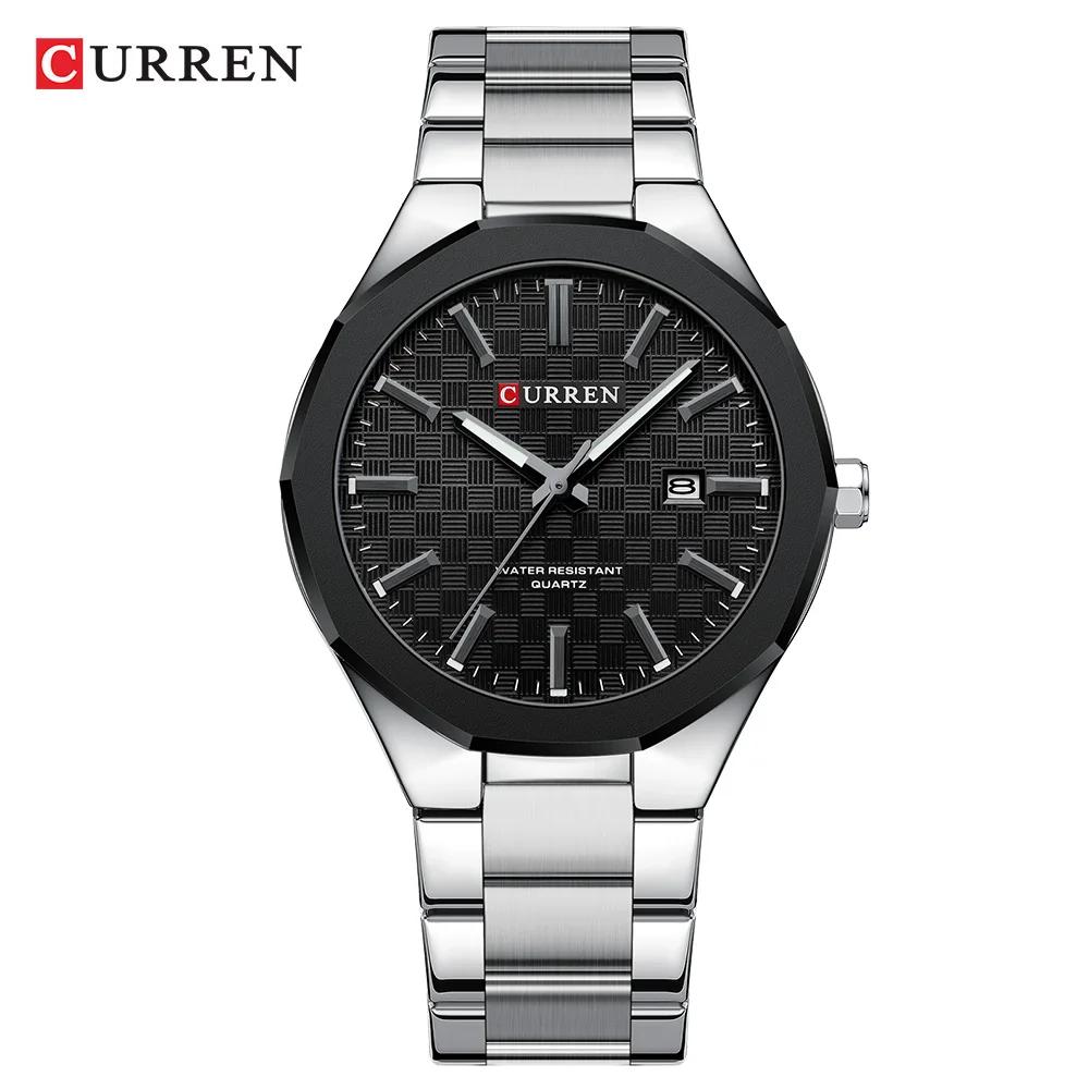 CURREN Men Watch Top Brand Luxury Original Business Waterproof Sport Male Clock Stainless Steel Army Quartz Wristwatch Gift 8477