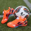 Rotary Buckle Football Shoes Breathable Non-slip TF Broken Nails Children and Adolescents Lawn Flat Game Training Shoes