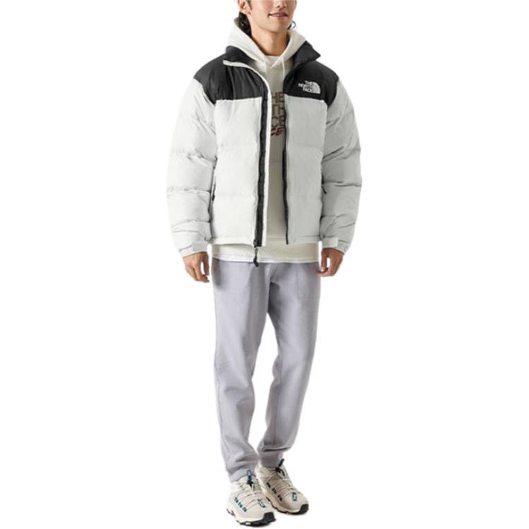 THE NORTH FACE Feather Down High-neck Jacket 'Beige' Men's NF0A3C8D-QLI