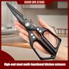 Multifunctional Kitchen Scissors Chicken Bone Scissors Fish Scale Scraper Bottle Opener Walnut Clip Kitchen Special Knife