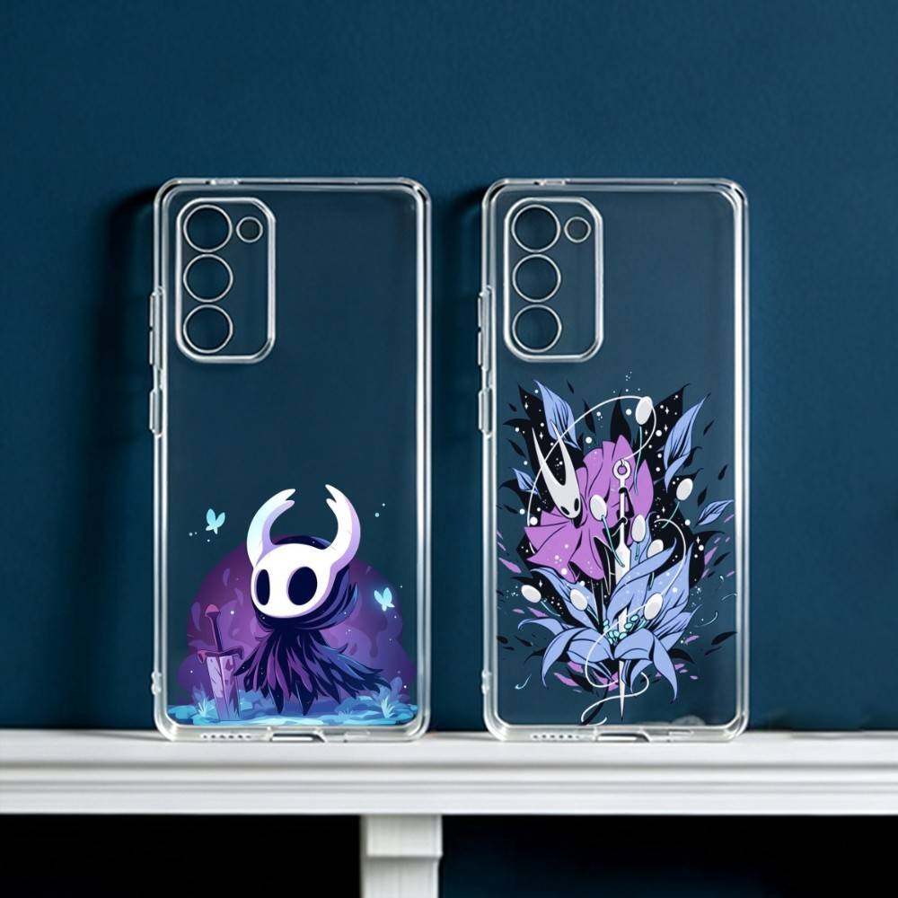 H-Hollow K-Knight Чехол для телефона Samsung Galaxy S24 S25 S23 S22 S21 Plus S24 S25 Прозрачный чехол-обложка
