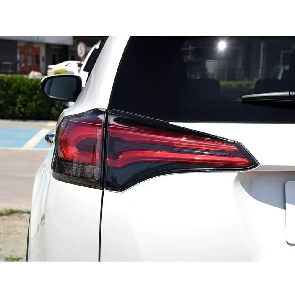 Накладка на задний фонарь автомобиля для Toyota RAV4 2016 2017 2018 2019 Поворотный сигнал Оболочка заднего фонаря автомобиля Аксессуары