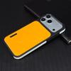 Деловой кожаный магнитный чехол для телефона For For Iphone 16 1 17Pro Max 14 13 For Беспроводная зарядка Ударопрочный Матовый задний чехол