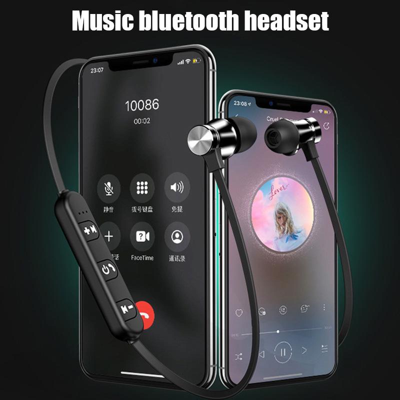 XT11 Bluetooth 4.2 Беспроводные наушники Спортивная гарнитура Водонепроницаемые вкладыши Шейный ободок Магнитные наушники с микрофоном для смартфонов