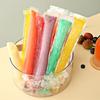 100pcs Self Seal Disposable Transparent Ice Lolly Bag Food Grade Ice Cube Mold Ice Bags  Cool Summer
