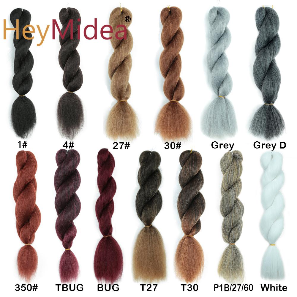 16"Vixen Crochet Kinky Curly Bulk Hair Synthetic Yaki Straight Marley Braiding Hair Extension Ombre Crochet Braid Hair For Women