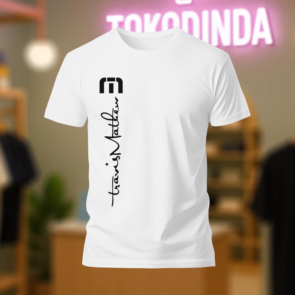 Футболка Travis Mathew Golf Focus с логотипом Смешная Сделано в США S-5XL