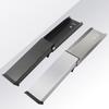 Adjustable Steel Door Stopper Non Punch Designs Metal Door Stop with Rubber Tip Quick Installation for Gap Doors