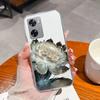 For Oppo A77 A77S Phone Case Colorful Flowers Patterns Back Cover For OppoA77 A77 S 2022 Soft TPU Transparent Silicone Bumper